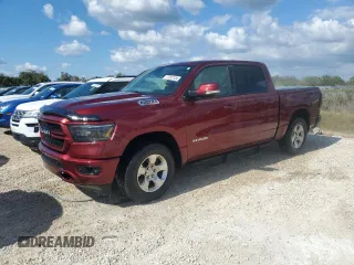 2022 Ram 1500 Big Horn with VIN 1C6SRFFM8NN281204, listed as a Copart auction lot 77252134 with 0 mi miles and Non Repairable. Bid and sale history available at carsss.com. Image 1.