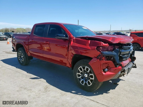 2023 Chevrolet Colorado 4WD Z71 with VIN 1GCPTDEK3P1187987, listed as a Copart auction lot 49157495 with 0 mi miles and Salvage Title. Bid and sale history available at carsss.com. Image 4.