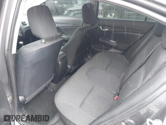2015 Honda Civic Sedan LX with VIN 19XFB2E59FE014421, listed as a IAAI auction lot 41556046 with 141,922 mi miles. Bid and sale history available at carsss.com. Image 8.