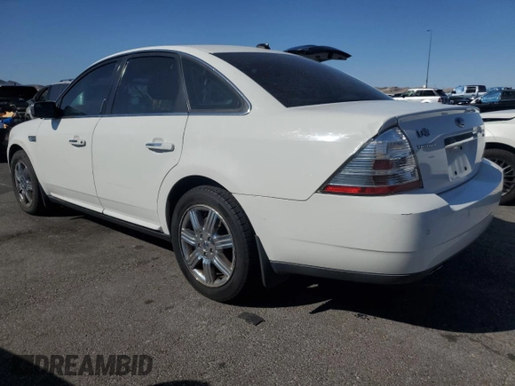 2008 Ford Taurus Limited with VIN 1FAHP28W68G132157, listed as a Copart auction lot 62026185 with 63,648 mi miles and Clean title. Bid and sale history available at DreamBid. Image 2.