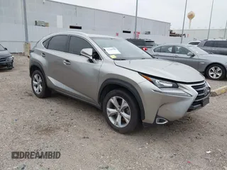 2017 Lexus NX 200t z VIN JTJYARBZ6H2073614, wystawiony jako IAAI lot #42158998 z przebiegiem 76 667 mil mil oraz . Historia ofert i sprzedaży dostępna na DreamBid. Obrazek 1.