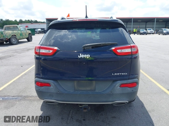 2015 Jeep Cherokee Limited with VIN 1C4PJLDS0FW602525, listed as a IAAI auction lot 42114915 with 194,530 mi miles and . Bid and sale history available at DreamBid. Image 16.