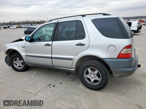 1999 Mercedes-Benz M 320/430/500 with VIN 4JGAB54E8XA060898, listed as a Copart auction lot 46033325 with Not provided miles and Salvage title. Bid and sale history available at DreamBid. Image 2.