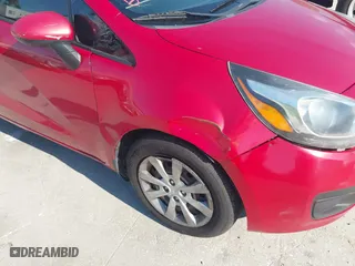 2013 Kia Rio LX with VIN KNADM4A34D6147931, listed as a IAAI auction lot 41638302 with 188,650 mi miles. Bid and sale history available at carsss.com. Image 6.