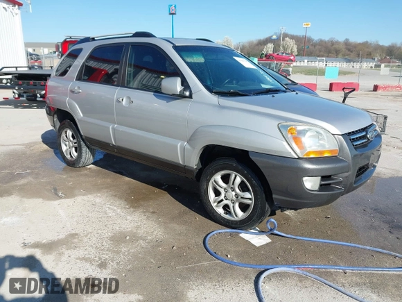 2006 Kia Sportage LX with VIN KNDJF723167188787, listed as a IAAI auction lot 41886395 with 312,426 mi miles and . Bid and sale history available at carsss.com. Image 1.