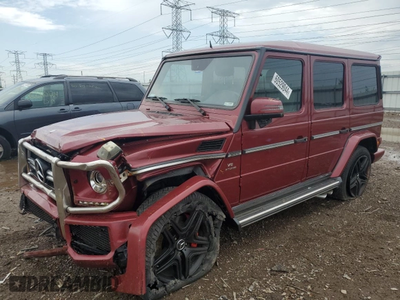 2014 Mercedes-Benz G 63 AMG with VIN WDCYC7DF4EX220882, listed as a Copart auction lot 60529044 with 91,510 mi miles and Salvage title. Bid and sale history available at DreamBid. Image 1.