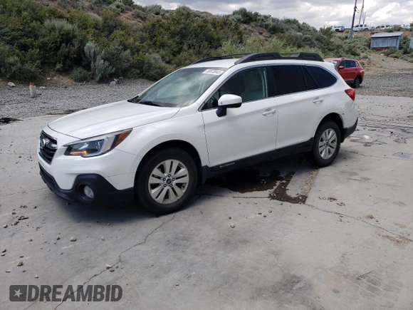 2019 Subaru Outback Premium with VIN 4S4BSAFC2K3205200, listed as a Copart auction lot 58870045 with 96,448 mi miles and Salvage title. Bid and sale history available at DreamBid. Image 1.