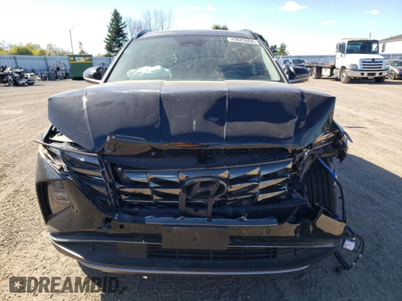 2024 Hyundai Tucson with VIN KM8JDDD27RU145565, listed as a Copart auction lot 75625264 with 16,357 mi miles and Salvage title. Bid and sale history available at DreamBid. Image 5.