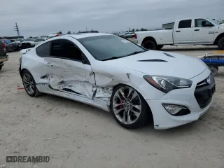 2016 Hyundai Genesis Coupe 3.8L Ultimate with VIN KMHHU6KJ3GU133852, listed as a Copart auction lot 41929395 with 76,825 mi miles and Salvage Title. Bid and sale history available at carsss.com. Image 4.