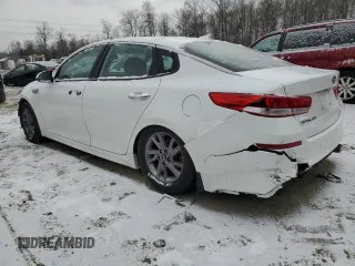 2019 Kia Optima LX with VIN 5XXGT4L31KG369860, listed as a Copart auction lot 45542435 with 126,119 mi miles and Salvage Title. Bid and sale history available at carsss.com. Image 2.