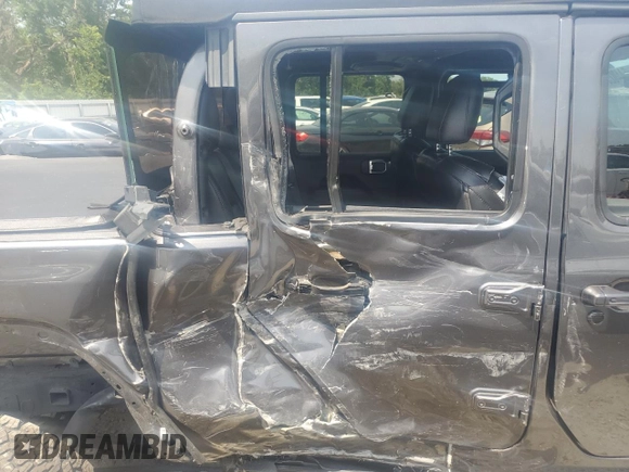 2021 Jeep Gladiator High Altitude z VIN 1C6HJTFG7ML579232, wystawiony jako Copart lot #54402575 z przebiegiem 54 125 mil mil oraz Nie do naprawy • Non repairable. Historia ofert i sprzedaży dostępna na DreamBid. Obrazek 10.