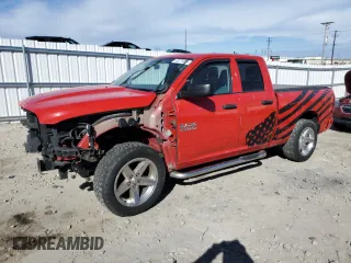 2014 Ram 1500 Express with VIN 1C6RR7FT4ES330833, listed as a Copart auction lot 49374805 with 130,986 mi miles and Salvage Title. Bid and sale history available at carsss.com. Image 1.