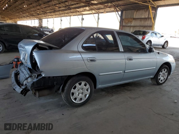 2000 Nissan Sentra XE with VIN 3N1CB51DXYL353188, listed as a Copart auction lot 56490115 with 190,643 mi miles and Salvage title. Bid and sale history available at DreamBid. Image 3.
