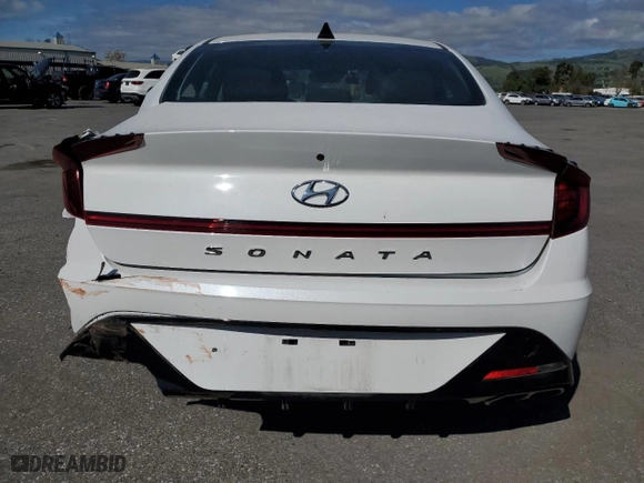 2022 Hyundai Sonata SEL with VIN KMHL64JA6NA205992, listed as a Copart auction lot 50909535 with 13,233 mi miles and Salvage Title. Bid and sale history available at carsss.com. Image 6.