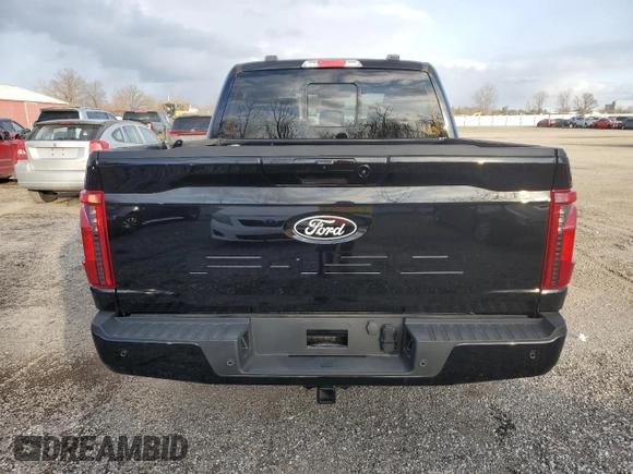 2024 Ford F-150 XLT with VIN 1FTEW3LP8RKD69396, listed as a Copart auction lot 82775784 with 831 mi miles and Salvage Title. Bid and sale history available at carsss.com. Image 6.