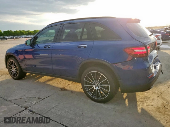 2019 Mercedes-Benz GLC 300 with VIN WDC0G4JB5KF562506, listed as a Copart auction lot 54744025 with 53,857 mi miles and Clean title. Bid and sale history available at DreamBid. Image 2.
