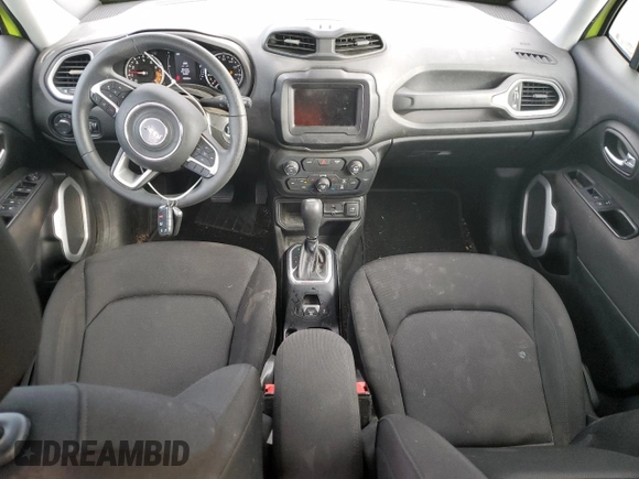 2018 Jeep Renegade Sport with VIN ZACCJAAB0JPG92224, listed as a Copart auction lot 43447115 with 46,089 mi miles and Salvage Title. Bid and sale history available at DreamBid. Image 8.