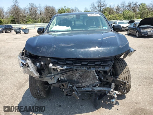 2021 Chevrolet Colorado 4WD LT with VIN 1GCGTCEN8M1138297, listed as a Copart auction lot 61762405 with 51,644 mi miles and Salvage title. Bid and sale history available at DreamBid. Image 5.
