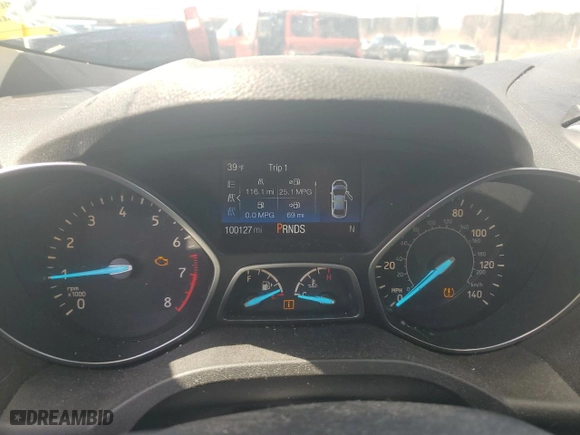 2017 Ford Escape SE with VIN 1FMCU0GD3HUC23384, listed as a Copart auction lot 52005695 with 100,127 mi miles and Clean Title. Bid and sale history available at carsss.com. Image 9.