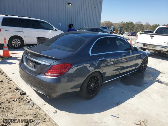 2016 Mercedes-Benz C-Class C 300 Luxury with VIN 55SWF4KB6GU111094, listed as a Copart auction lot 50153255 with 151,302 mi miles and Salvage Title. Bid and sale history available at carsss.com. Image 3.