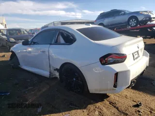 2023 BMW M2 with VIN 3MF13DM08P8D73670, listed as a Copart auction lot 80949983 with 0 mi miles. Bid and sale history available at carsss.com. Image 2.