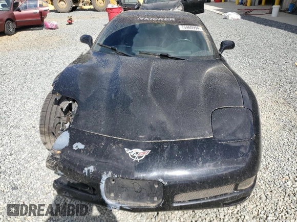 2003 Chevrolet Corvette Z06 with VIN 1G1YY12SX35132165, listed as a Copart auction lot 75960994 with 145,382 mi miles and Salvage Title. Bid and sale history available at carsss.com. Image 5.