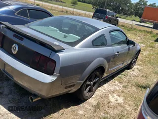 2007 Ford Mustang Deluxe with VIN 1ZVFT80N975342231, listed as a Copart auction lot 55528115 with 175,676 mi miles and Clean Title. Bid and sale history available at carsss.com. Image 4.