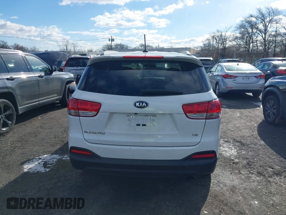 2018 Kia Sorento LX V6 with VIN 5XYPGDA50JG419263, listed as a IAAI auction lot 41592628 with 45,266 mi miles. Bid and sale history available at carsss.com. Image 16.
