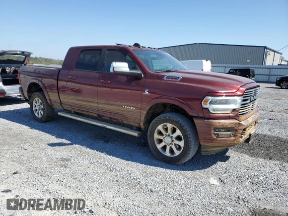 2019 Ram 2500 Laramie with VIN 3C6UR5NL9KG592799, listed as a Copart auction lot 74996084 with 41,652 mi miles and Salvage Title. Bid and sale history available at carsss.com. Image 4.