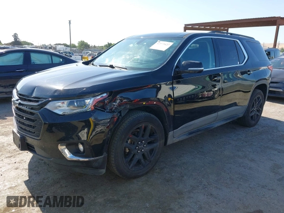 2019 Chevrolet Traverse LT Cloth z VIN 1GNEVGKW7KJ208656, wystawiony jako IAAI lot #42373422 z przebiegiem 132 863 mil mil oraz . Historia ofert i sprzedaży dostępna na DreamBid. Obrazek 2.