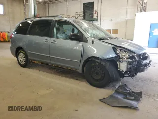 2007 Toyota Sienna CE with VIN 5TDZK23C47S082566, listed as a Copart auction lot 54126205 with 0 mi miles and Salvage Title. Bid and sale history available at carsss.com. Image 4.