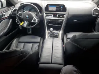 2019 BMW 8 Series M850i xDrive with VIN WBAFY4C57KBX38867, listed as a Copart auction lot 76091124 with 25,850 mi miles and Salvage Title. Bid and sale history available at carsss.com. Image 8.