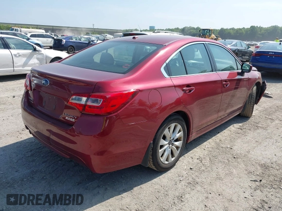 2015 Subaru Legacy Premium with VIN 4S3BNAC64F3063545, listed as a IAAI auction lot 42579358 with 181,683 mi miles and . Bid and sale history available at DreamBid. Image 4.