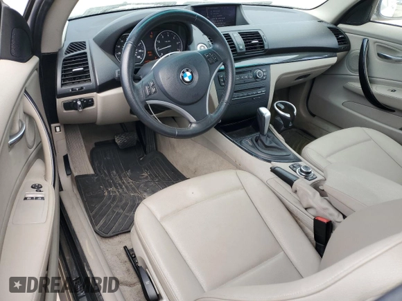 2012 BMW 1 Series 128i with VIN WBAUP9C59CVL91758, listed as a Copart auction lot 53908995 with 88,760 mi miles and Salvage title. Bid and sale history available at DreamBid. Image 8.