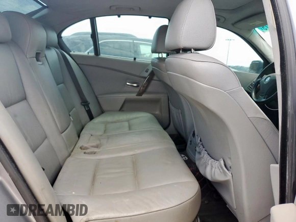 2004 BMW 5 Series 530i with VIN WBANA73524B812815, listed as a Copart auction lot 62161075 with 131,286 mi miles and Clean title. Bid and sale history available at DreamBid. Image 10.