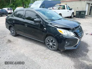 2021 Mitsubishi Mirage ES with VIN ML32FUFJ2MHF03122, listed as a IAAI auction lot 42791022 with 29,666 mi miles and . Bid and sale history available at DreamBid. Image 1.