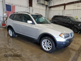 2005 BMW X3 2.5i with VIN WBXPA734X5WC50438, listed as a Copart auction lot 52978285 with 137,175 mi miles and Non Repairable. Bid and sale history available at carsss.com. Image 4.
