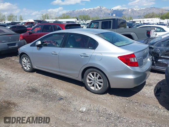 2012 Honda Civic EX with VIN 2HGFB2F81CH610374, listed as a IAAI auction lot 42019951 with 109,835 mi miles and . Bid and sale history available at DreamBid. Image 3.
