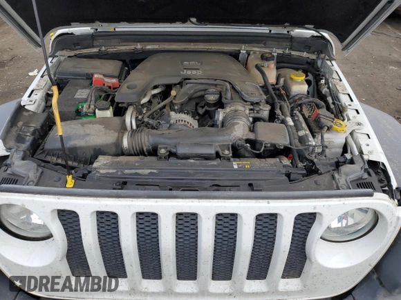 2019 Jeep Wrangler Unlimited Sport with VIN 1C4HJXDG0KW506153, listed as a Copart auction lot 42191625 with 81,954 mi miles and Salvage title. Bid and sale history available at DreamBid. Image 11.