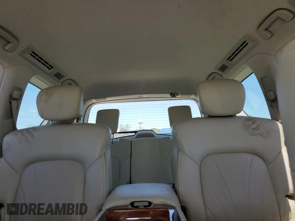 2017 Infiniti QX80 with VIN JN8AZ2NF1H9645805, listed as a Copart auction lot 49729635 with 98,451 mi miles and Salvage Title. Bid and sale history available at carsss.com. Image 10.