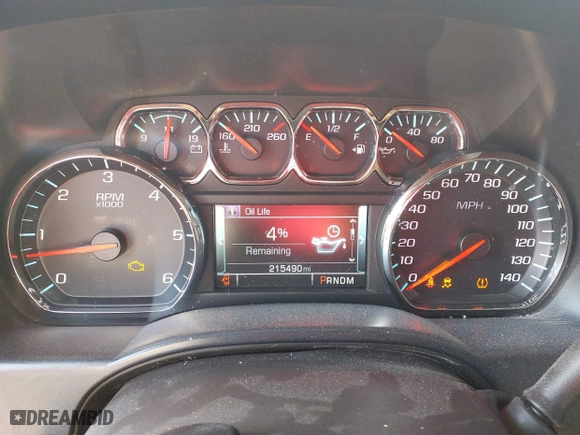 2014 Chevrolet Silverado 1500 LT with VIN 3GCUKRECXEG548397, listed as a IAAI auction lot 41746858 with 215,490 mi miles. Bid and sale history available at carsss.com. Image 7.