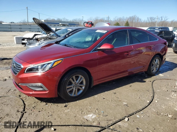 2015 Hyundai Sonata 2.4L SE with VIN 5NPE24AF7FH176615, listed as a Copart auction lot 47251685 with 99,266 mi miles and Salvage Title. Bid and sale history available at carsss.com. Image 1.