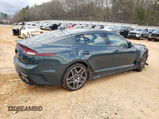 2022 Kia Stinger GT1 with VIN KNAE45LC1N6109985, listed as a Copart auction lot 48820235 with 42,012 mi miles and Salvage Title. Bid and sale history available at DreamBid. Image 3.
