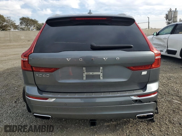 2021 Volvo XC60 Inscription Expression with VIN YV4BR0DL7M1841569, listed as a Copart auction lot 87074074 with 24,651 mi miles and Salvage title. Bid and sale history available at DreamBid. Image 6.