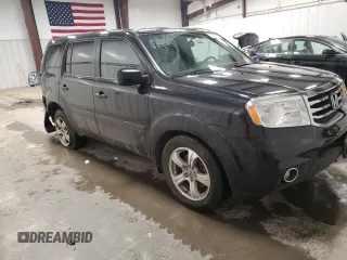 2013 Honda Pilot EX-L with VIN 5FNYF4H77DB061458, listed as a Copart auction lot 52008765 with 106,505 mi miles and Salvage title. Bid and sale history available at DreamBid. Image 4.