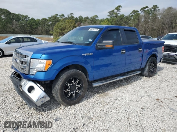 2014 Ford F-150 XL with VIN 1FTFW1CF2EFA90187, listed as a Copart auction lot 44587225 with 105,023 mi miles and Clean Title. Bid and sale history available at carsss.com. Image 1.