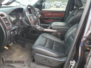 2020 Ram 1500 Rebel with VIN 1C6SRFLTXLN118580, listed as a Copart auction lot 54585955 with 39,028 mi miles and Salvage title. Bid and sale history available at DreamBid. Image 7.