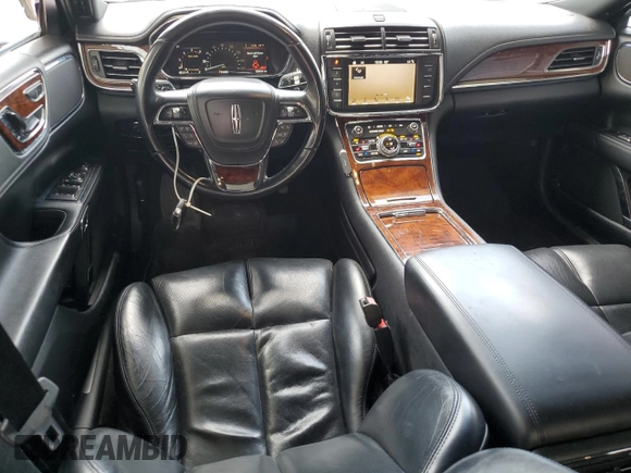 2019 Lincoln Continental Select with VIN 1LN6L9SK4K5604527, listed as a Copart auction lot 60545115 with 208,838 mi miles and Salvage title. Bid and sale history available at DreamBid. Image 8.