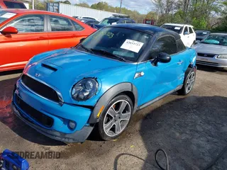 2013 MINI Coupe S with VIN WMWSX3C55DT466604, listed as a IAAI auction lot 42033723 with 109,814 mi miles and . Bid and sale history available at DreamBid. Image 16.