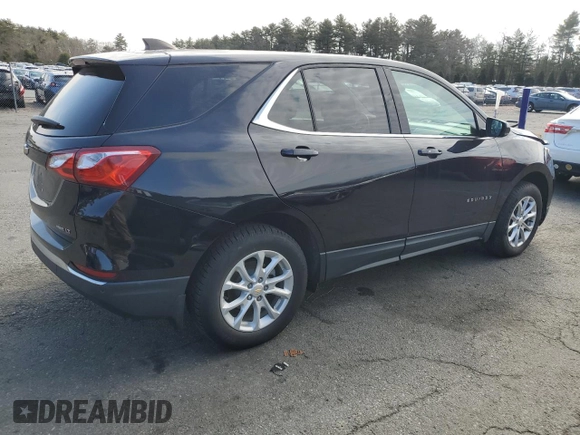 2020 Chevrolet Equinox LT with VIN 2GNAXUEV0L6133629, listed as a Copart auction lot 47398825 with 110,338 mi miles and Salvage Title. Bid and sale history available at DreamBid. Image 3.